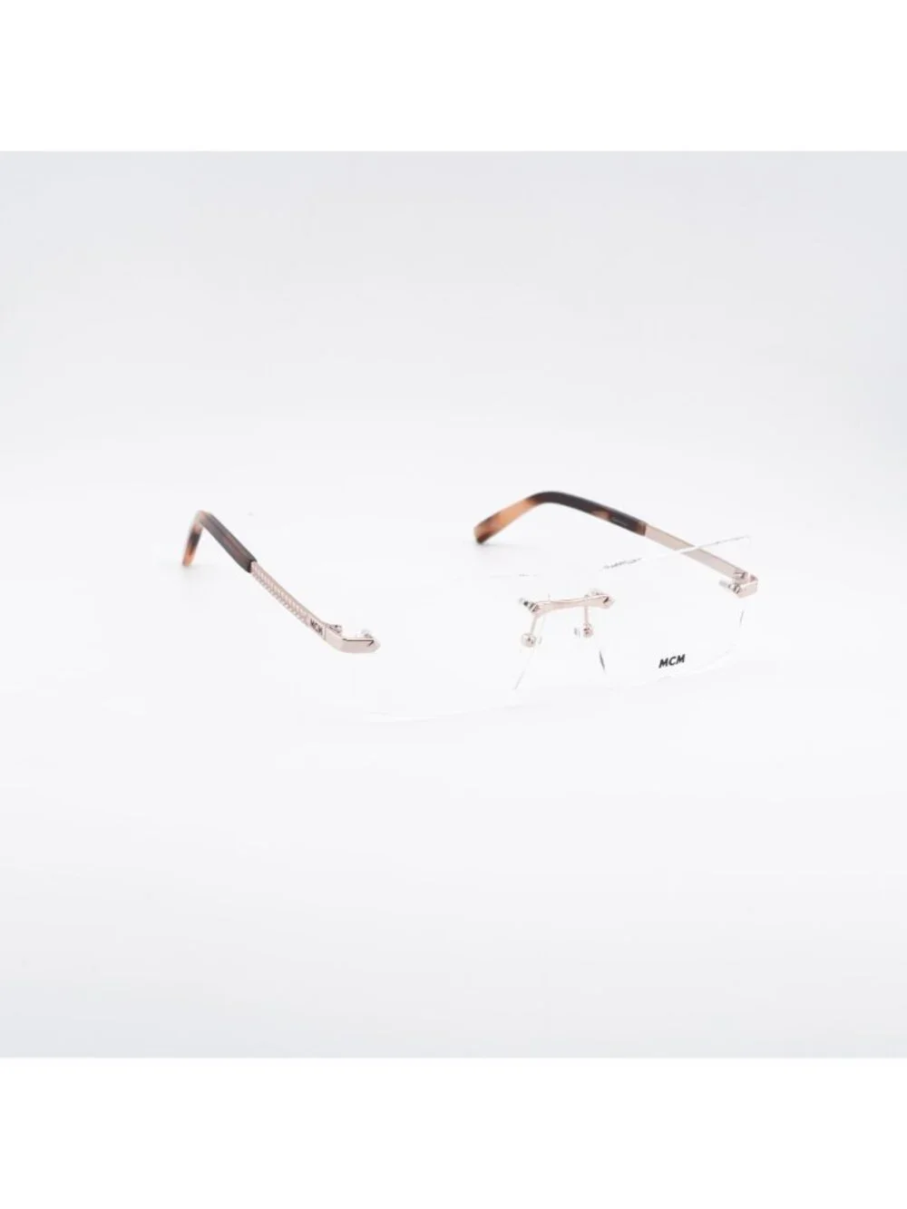 MCM MW5018-H 028 Eyeglasses Shiny Rose Gold 56mm Rectangle Frame